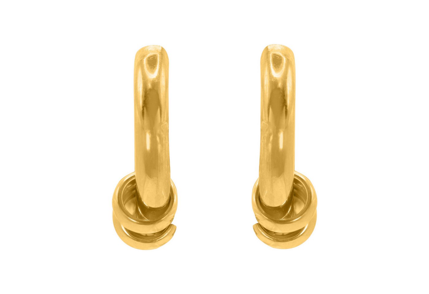 Heideman Paar Ohrstecker Quiru goldfarben (Ohrringe, inkl. Geschenkverpackung), Ohrringe Männer von Heideman