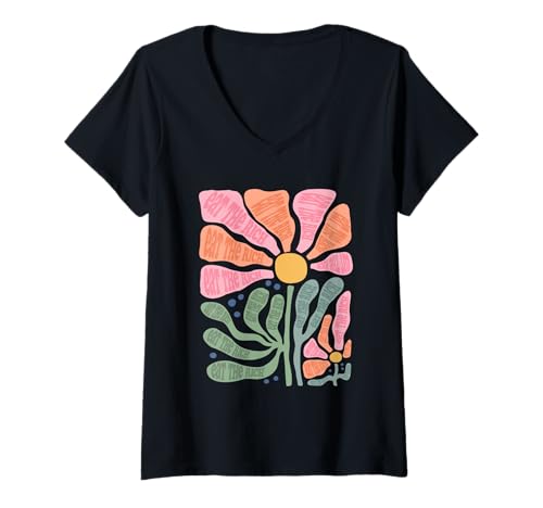 Damen EAT The Rich! Fanartikel Linke Merch Heidi Reichinnek T-Shirt mit V-Ausschnitt Damen EAT The Rich! Fanartikel Linke Merch Heidi Reichinnek T-Shirt mit V-Ausschnitt von Heidi Reichinnek Merch EAT THE RICH! Sozialismus