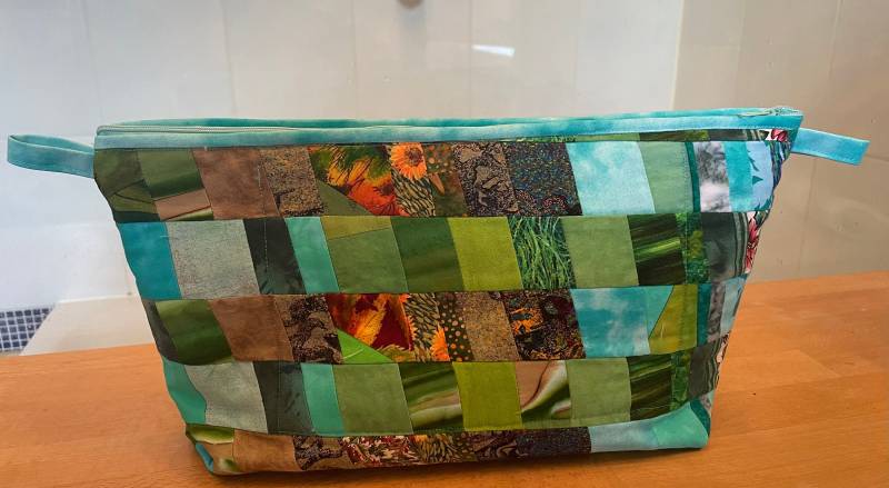 Kulturtasche Stylish Everyday Bag Purse , Functional Accessory Tote-Bridesmaid Toiletry Purse Bag For Girls Modern Fashion Unique Art von HeidisArtDE