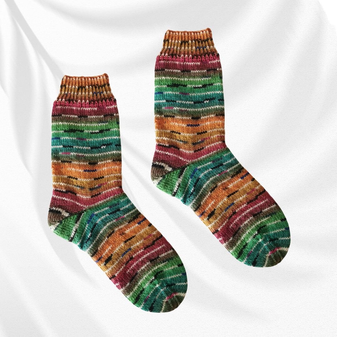 Handgestrickte Socken Für Gr. 40/41 von HeidisHobbythek