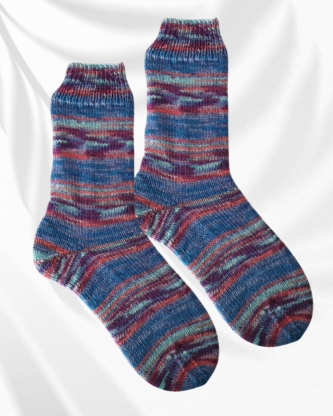 Socken Handgestrickt Für Gr. 40/41 von HeidisHobbythek