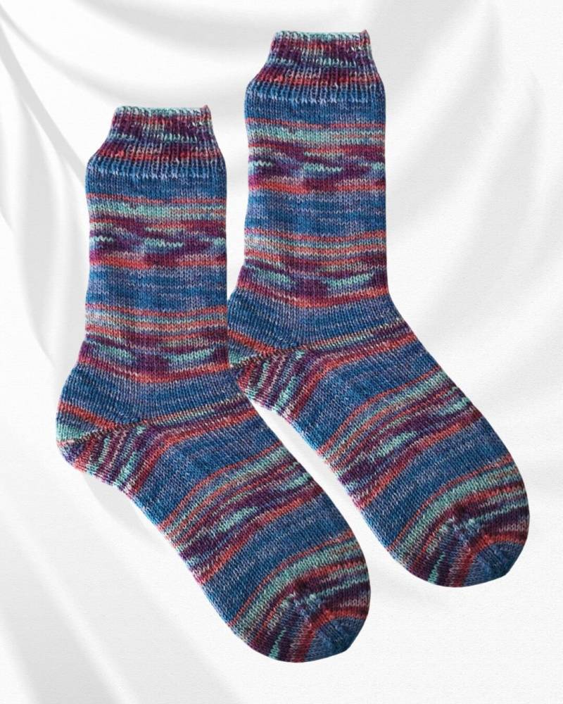 Socken Handgestrickt Für Gr. 40/41 von HeidisHobbythek