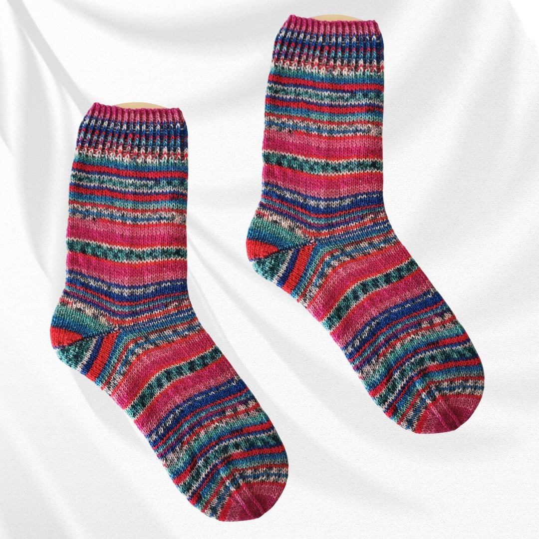 Socken Handgestrickt Für Gr. 42/43 von HeidisHobbythek