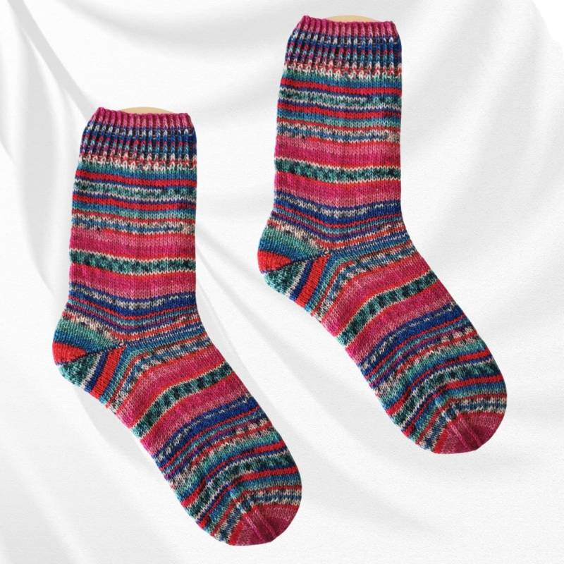 Socken Handgestrickt Für Gr. 42/43 von HeidisHobbythek
