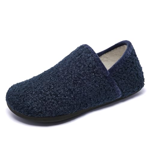 Heiiwarm Hausschuhe für Kinder - Warme Plüsch-Hausschuhe für Mädchen und Jungen, Leichtes Gewicht, Rutschfest, Blau, Größe 36/37 Heiiwarm Hausschuhe für Kinder - Warme Plüsch-Hausschuhe für Mädchen und Jungen, Leichtes Gewicht, Rutschfest, Blau, Größe 36/37 von Heiiwarm
