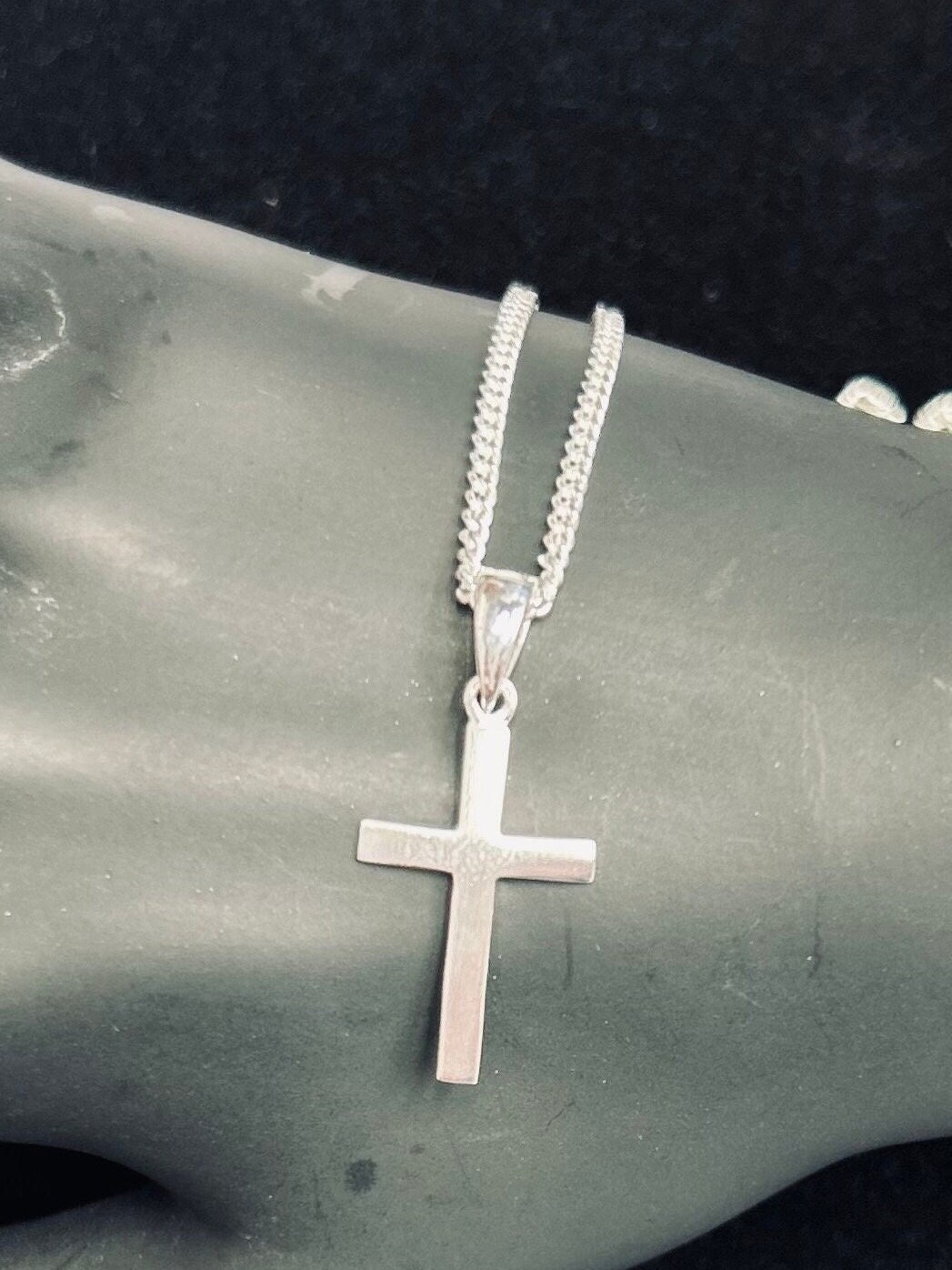 Anhänger Kreuz/Kommunionkreuz Aus 925Er Sterling Silber in Matt Anhänger Kreuz/Kommunionkreuz Aus 925Er Sterling Silber in Matt von HeiligerBimBamShop