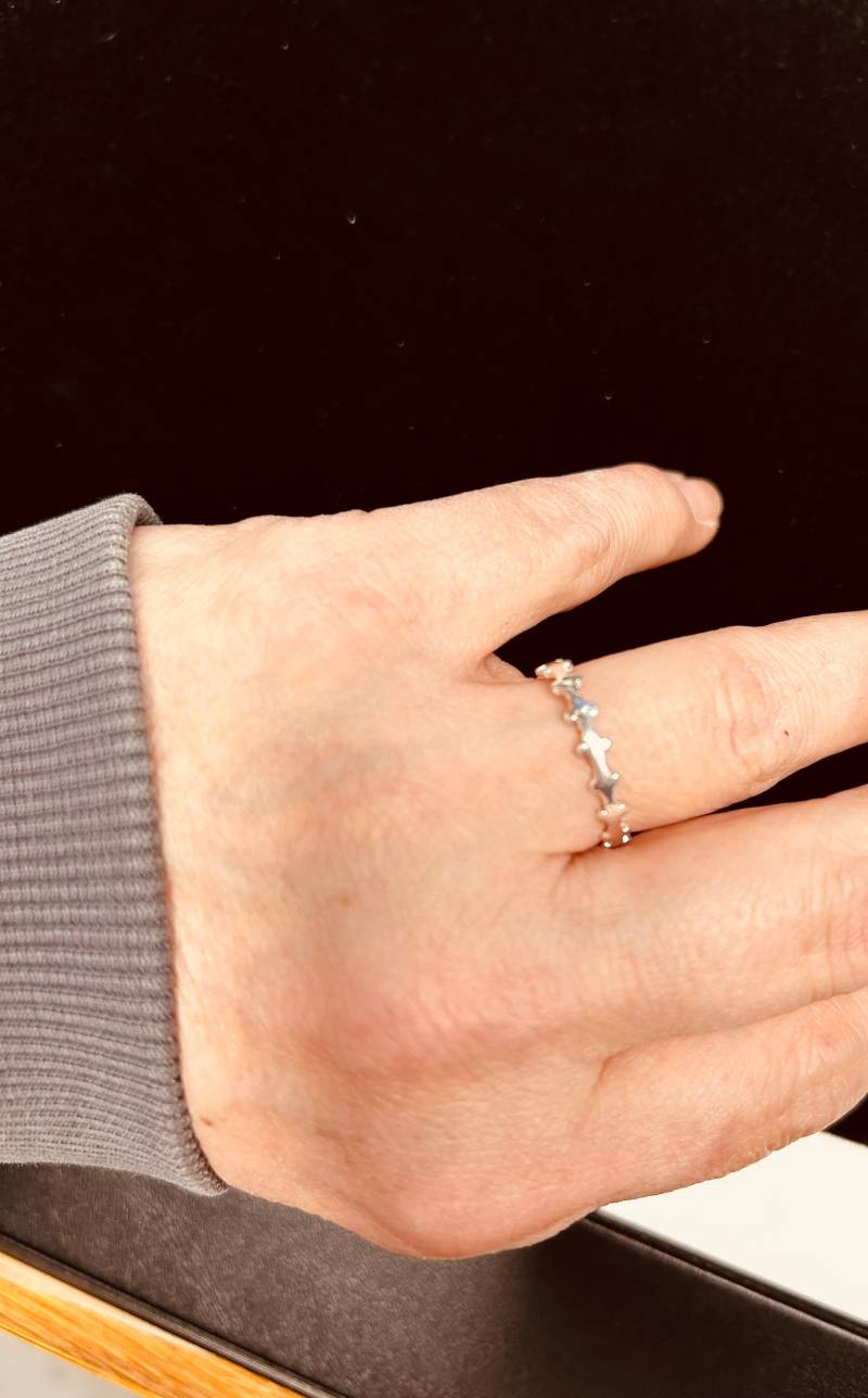 Ring Kreuz Aus 925Er Sterling Silber Ring Kreuz Aus 925Er Sterling Silber von HeiligerBimBamShop