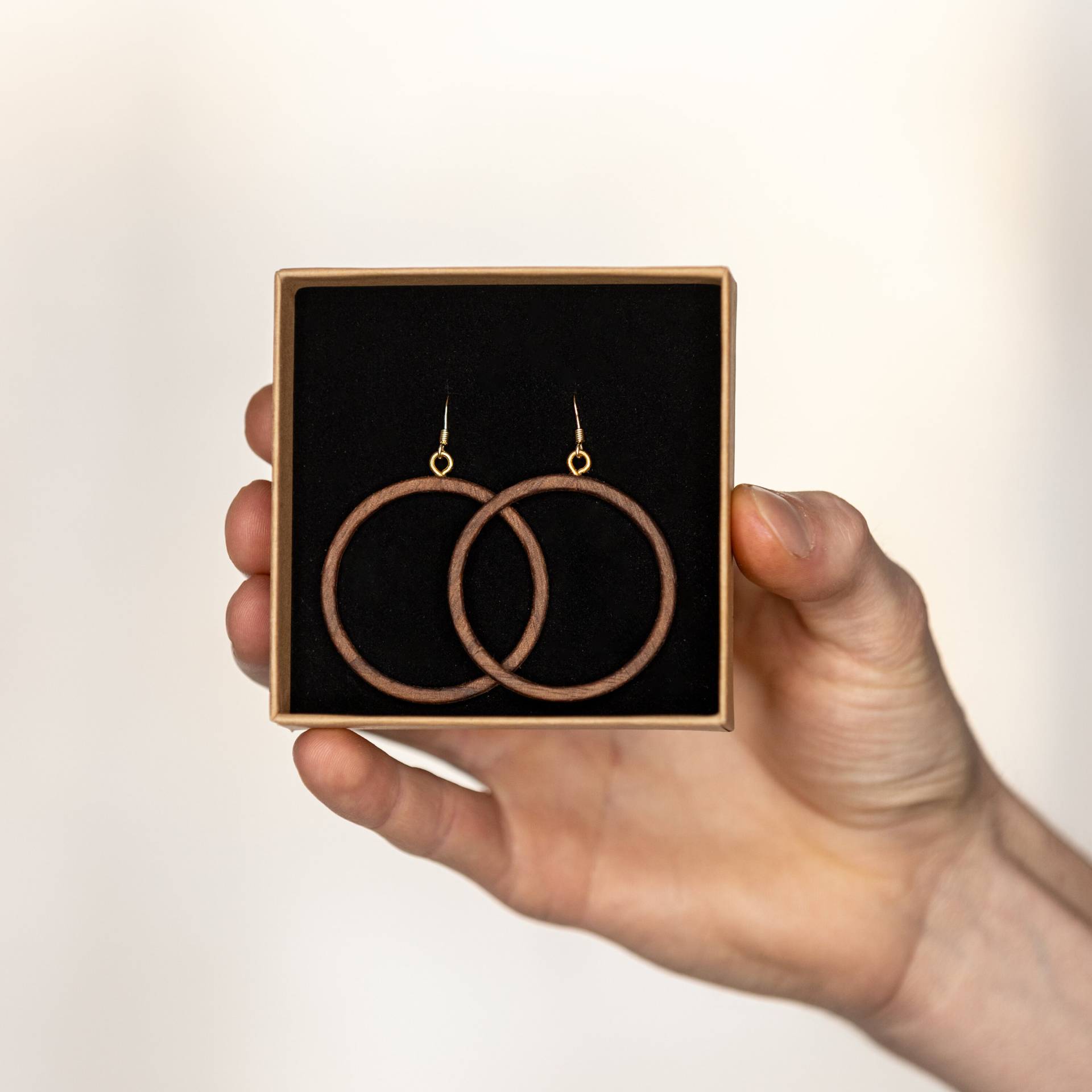 Holzohrringe "Aurora" Ohrhänger 925 Silber Vergoldet/Handgefertigt Nachhaltig Holzohrringe "Aurora" Ohrhänger 925 Silber Vergoldet/Handgefertigt Nachhaltig von HeimArtHolz