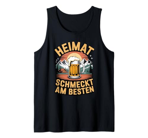 Heimat schmeckt am Besten Bier Männer Tank Top Heimat schmeckt am Besten Bier Männer Tank Top von Heimat Bier Wanderung Berge