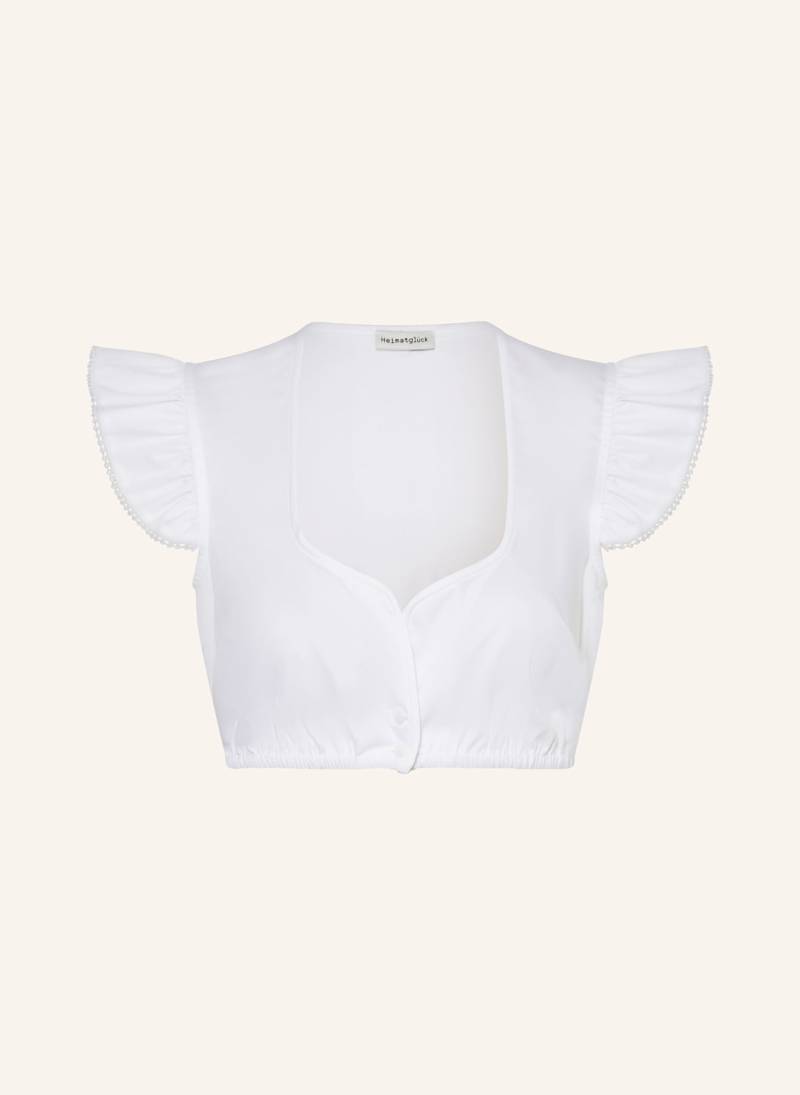 Heimatglück Tracht Dirndlbluse Hanni weiss von Heimatglück Tracht