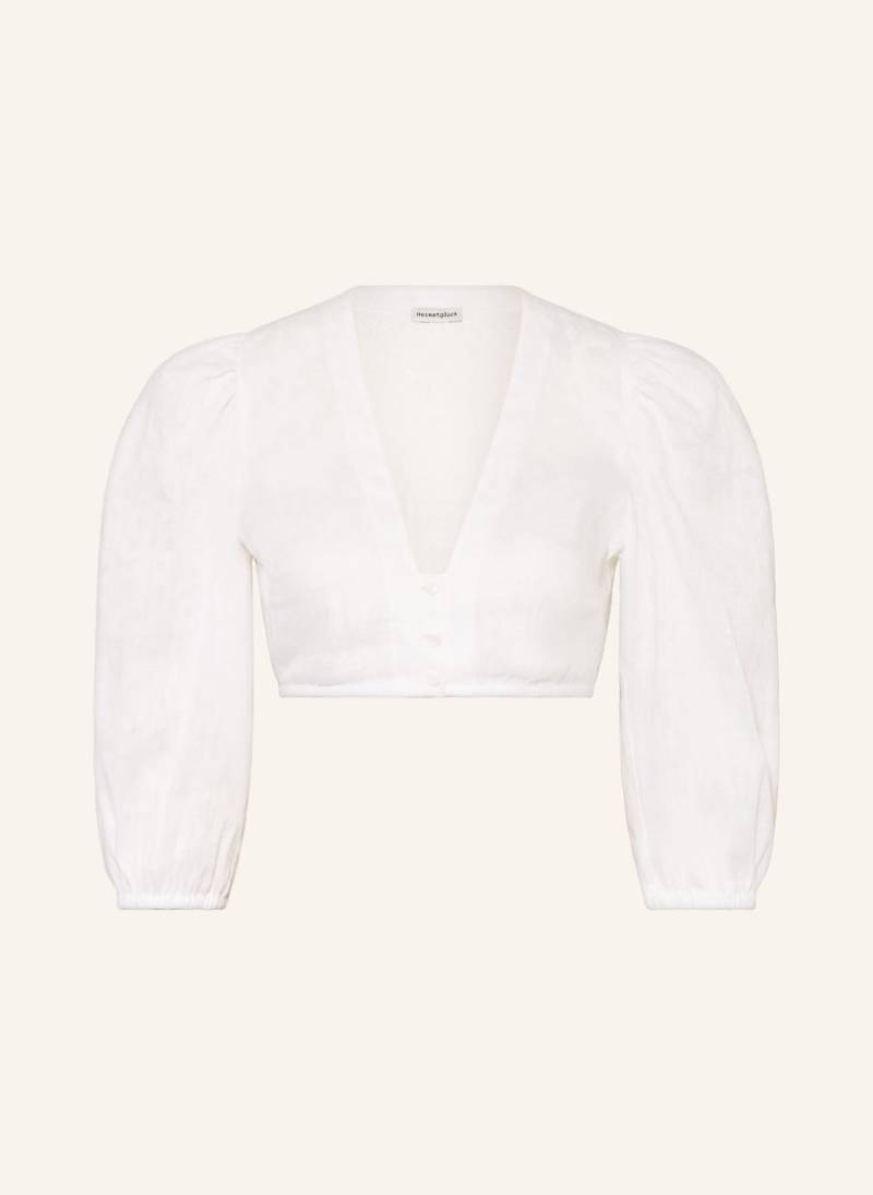 Heimatglück Tracht Dirndlbluse Vivi Mit 3/4-Amr weiss Heimatglück Tracht Dirndlbluse Vivi Mit 3/4-Amr weiss von Heimatglück Tracht