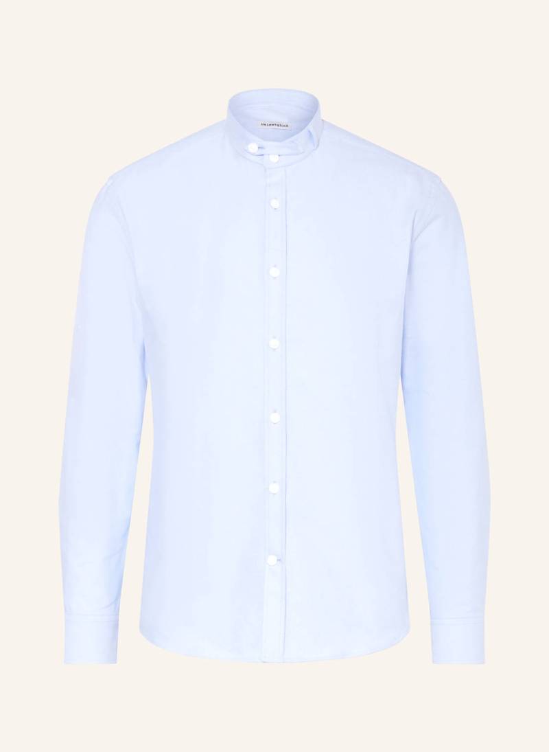 Heimatglück Tracht Trachtenhemd Max Regular Fit Mit Stehkragen blau von Heimatglück Tracht