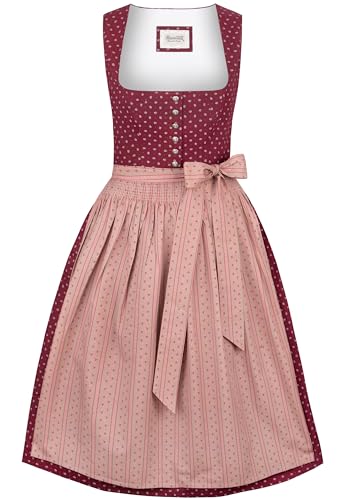 Heimatgwand Damen Gina Midi Dirndl, Bordeaux, 40 Heimatgwand Damen Gina Midi Dirndl, Bordeaux, 40 von Heimatgwand