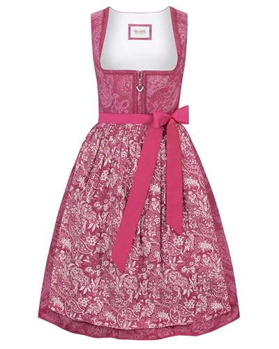 Heimatgwand Damen Karoline Midi Midi Dirndl, Beere, 44 Heimatgwand Damen Karoline Midi Midi Dirndl, Beere, 44 von Heimatgwand