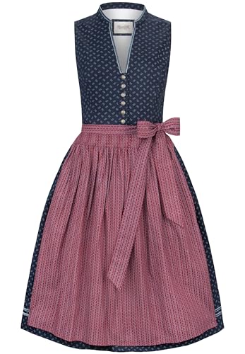 Heimatgwand Damen Renata Midi Dirndl, dunkelblau, 40 Heimatgwand Damen Renata Midi Dirndl, dunkelblau, 40 von Heimatgwand