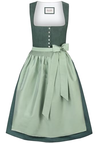 Heimatgwand Damen Sydney Midi Dirndl, Tanne, 36 Heimatgwand Damen Sydney Midi Dirndl, Tanne, 36 von Heimatgwand