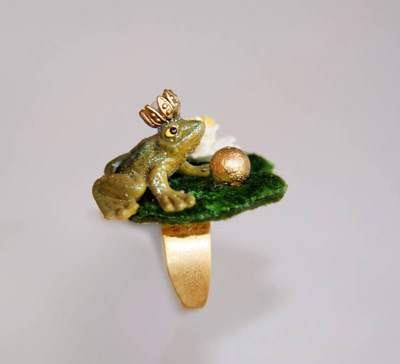 Froschkönig-Ring > Märchen Unikat von Heimatlust