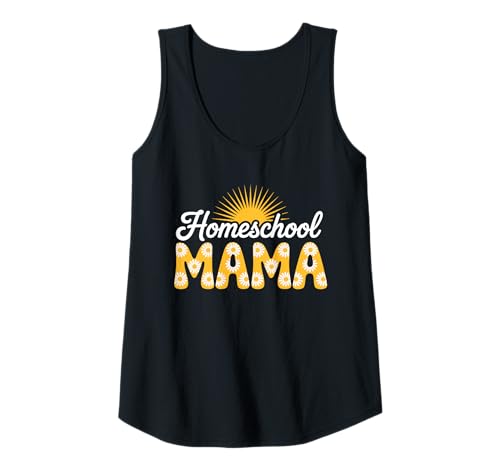 Damen Homeschool Mama Blumen Homeschool Mutter Frauen Tank Top von Heimschule Mutter Entwürfe