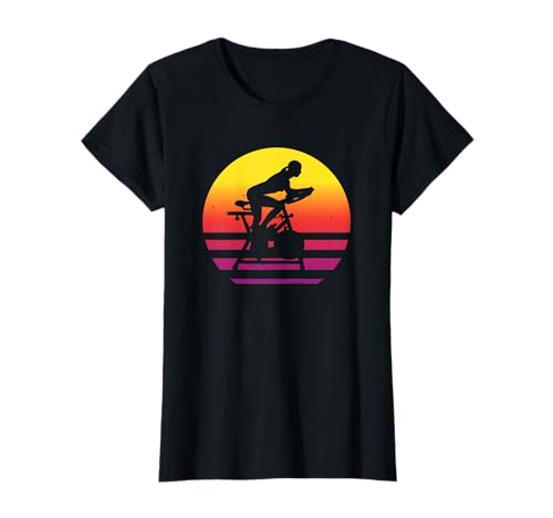 Retro Spinning Damen Speedbike | Vintage Fitness Spinning T-Shirt Retro Spinning Damen Speedbike | Vintage Fitness Spinning T-Shirt von Heimtrainer Retro Damen Spinning Fitness Bike