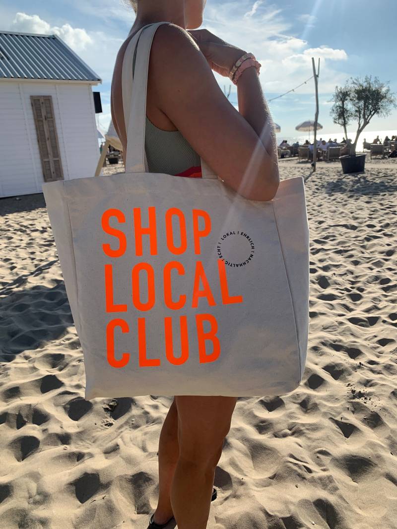 Shop Local Club Shopper Neonorange Shop Local Club Shopper Neonorange von Heimwerk
