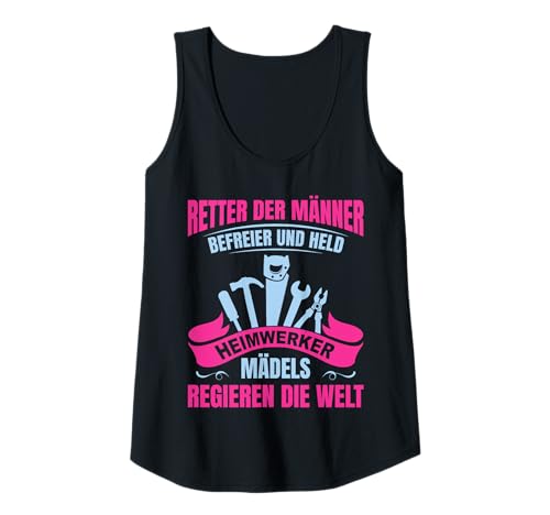 Damen Heimwerker Mädels - Hobbyhandwerker Werkstatt Bauherr Tank Top Damen Heimwerker Mädels - Hobbyhandwerker Werkstatt Bauherr Tank Top von Heimwerker Geschenke Damen Bauherrin