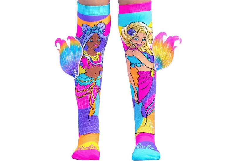 Heinrich Bauer Socken Barbie Meerjungfrauen Socken mit 3D-Flossen Bunt von Heinrich Bauer