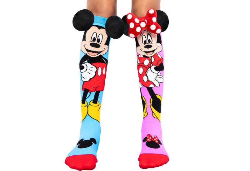 Heinrich Bauer Socken Mickey & Minnie Socken Bunt mit 3D-Ohren für Disney-Fans von Heinrich Bauer