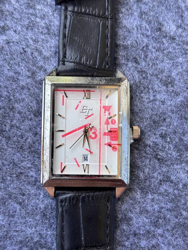 Neue Schwarze Herrenuhr Der Marke Et Neue Schwarze Herrenuhr Der Marke Et von HeinrichAntique