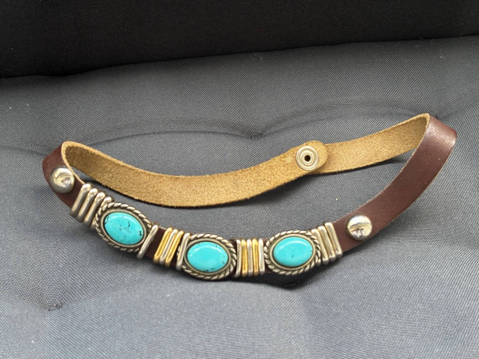 Personalisiertes Türkis Lederarmband Handgefertigtes Boho Armband Personalisiertes Türkis Lederarmband Handgefertigtes Boho Armband von HeinrichAntique