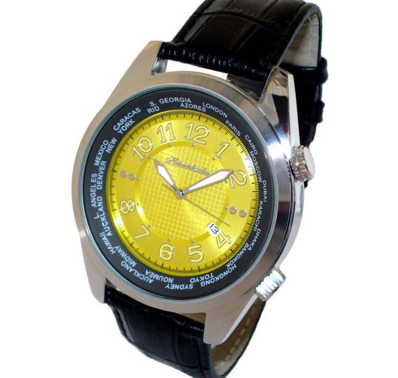 Heinrichssohn Luxusuhr Danzig Champagne HS1003Y Herrenuhr von Heinrichssohn