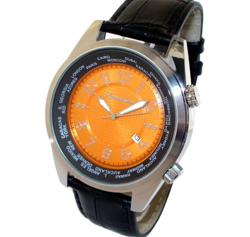 Heinrichssohn Luxusuhr Danzig Orange HS1003O Herrenuhr von Heinrichssohn