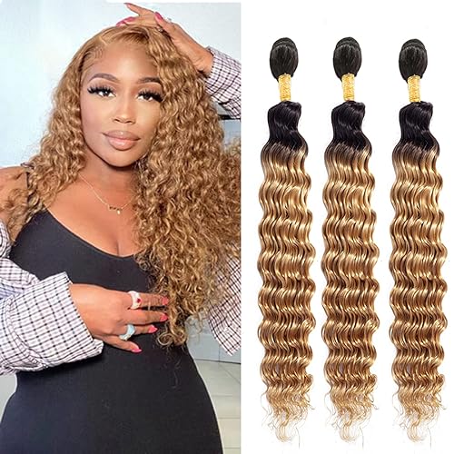 20 22 24 Inch Bundles Ombre Deep Wave Hair Menschenhaar 3 Bundles For Women 1b27 Double Weft No Tangle Hair Bundles Hair Weave 3 Bundle Deep Wave Hair 20 22 24 Inch Bundles Ombre Deep Wave Hair Menschenhaar 3 Bundles For Women 1b27 Double Weft No Tangle Hair Bundles Hair Weave 3 Bundle Deep Wave Hair von HeioWuio