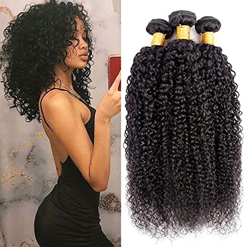 HeioWuio Curly Wave Human Hair Bundles For Women Hair Weaves Natural Black Color Unprocessed Virgin Hair Bundle 24 26 28 Inch HeioWuio Curly Wave Human Hair Bundles For Women Hair Weaves Natural Black Color Unprocessed Virgin Hair Bundle 24 26 28 Inch von HeioWuio