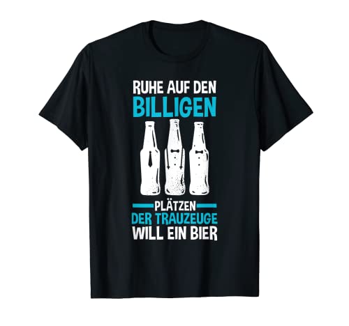 Herren Bier Trauzeuge T-Shirt Herren Bier Trauzeuge T-Shirt von Heirat Trauzeuge Junggesellenabschied Geschenke