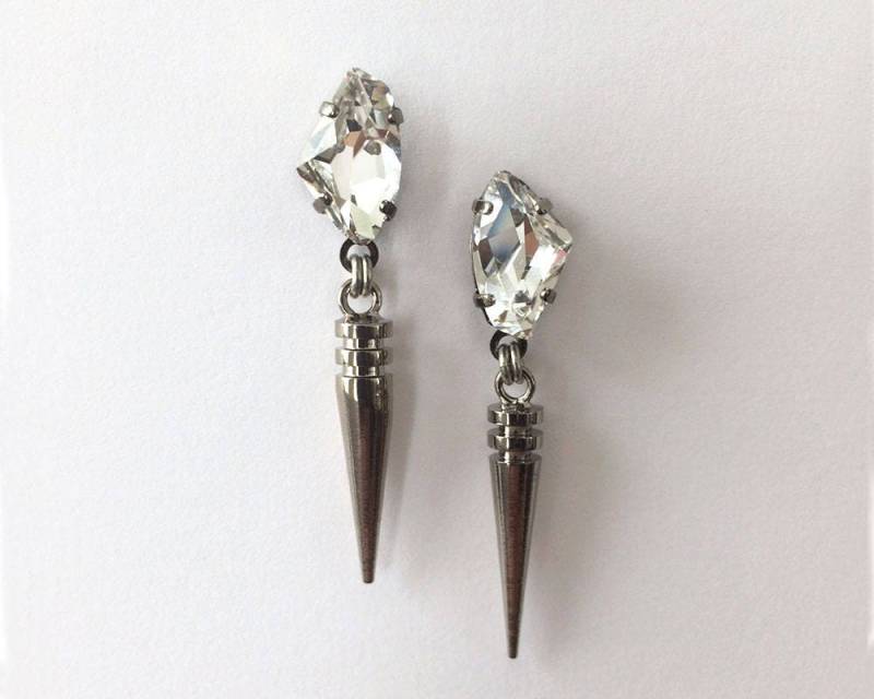 Swarovski Ohrringe, Kristall Tropfen Drop & Dangle Kristallsteine, Modeschmuck von Heiterjewellery