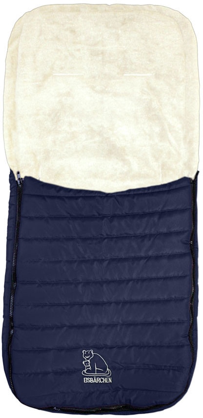 Heitmann Felle Fußsack "Eisbärchen - Steppfußsack" für die Übergangszeit, ideal für Kinderwagen & Buggy, waschbar von Heitmann Felle