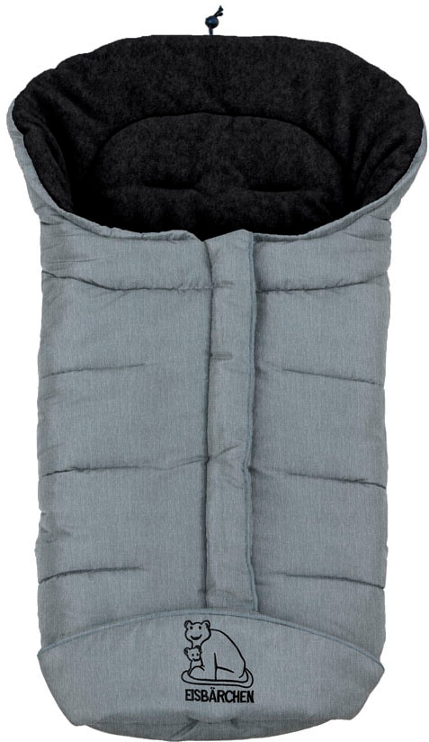 Heitmann Felle Fußsack "Eisbärchen - Winterfußsack Copy Fleece" mit Fleecefutter, Mumienform möglich, für Kinderwagen, waschbar von Heitmann Felle