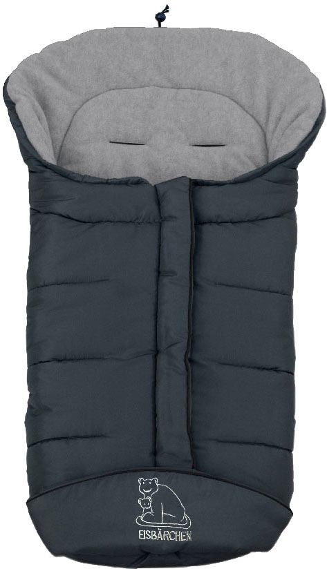 Heitmann Felle Fußsack "Eisbärchen - Winterfußsack Copy Fleece" mit Fleecefutter, Mumienform möglich, für Kinderwagen, waschbar von Heitmann Felle