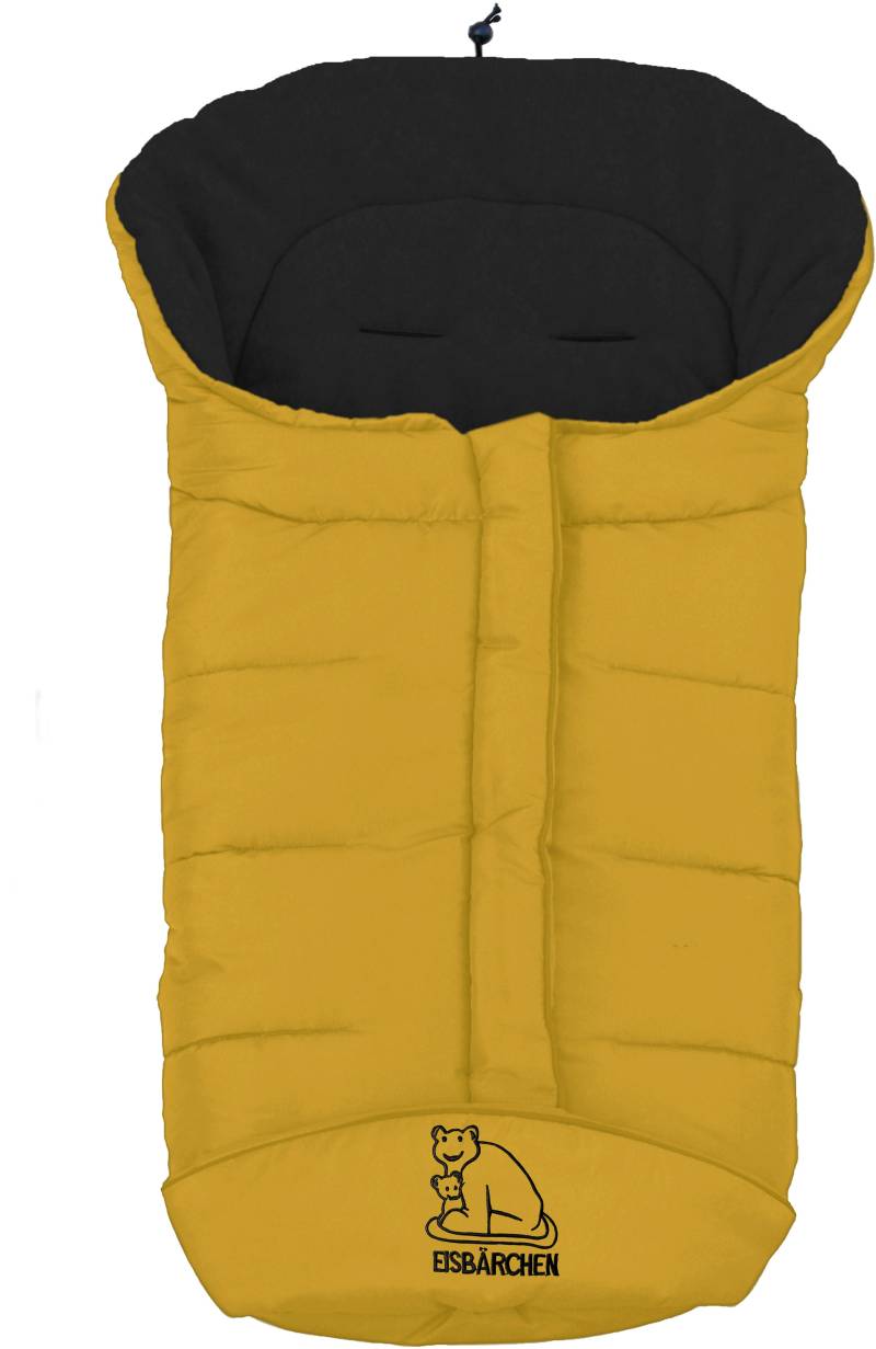 Heitmann Felle Fußsack "Eisbärchen - Winterfußsack Copy Fleece" mit Fleecefutter, Mumienform möglich, für Kinderwagen, waschbar von Heitmann Felle