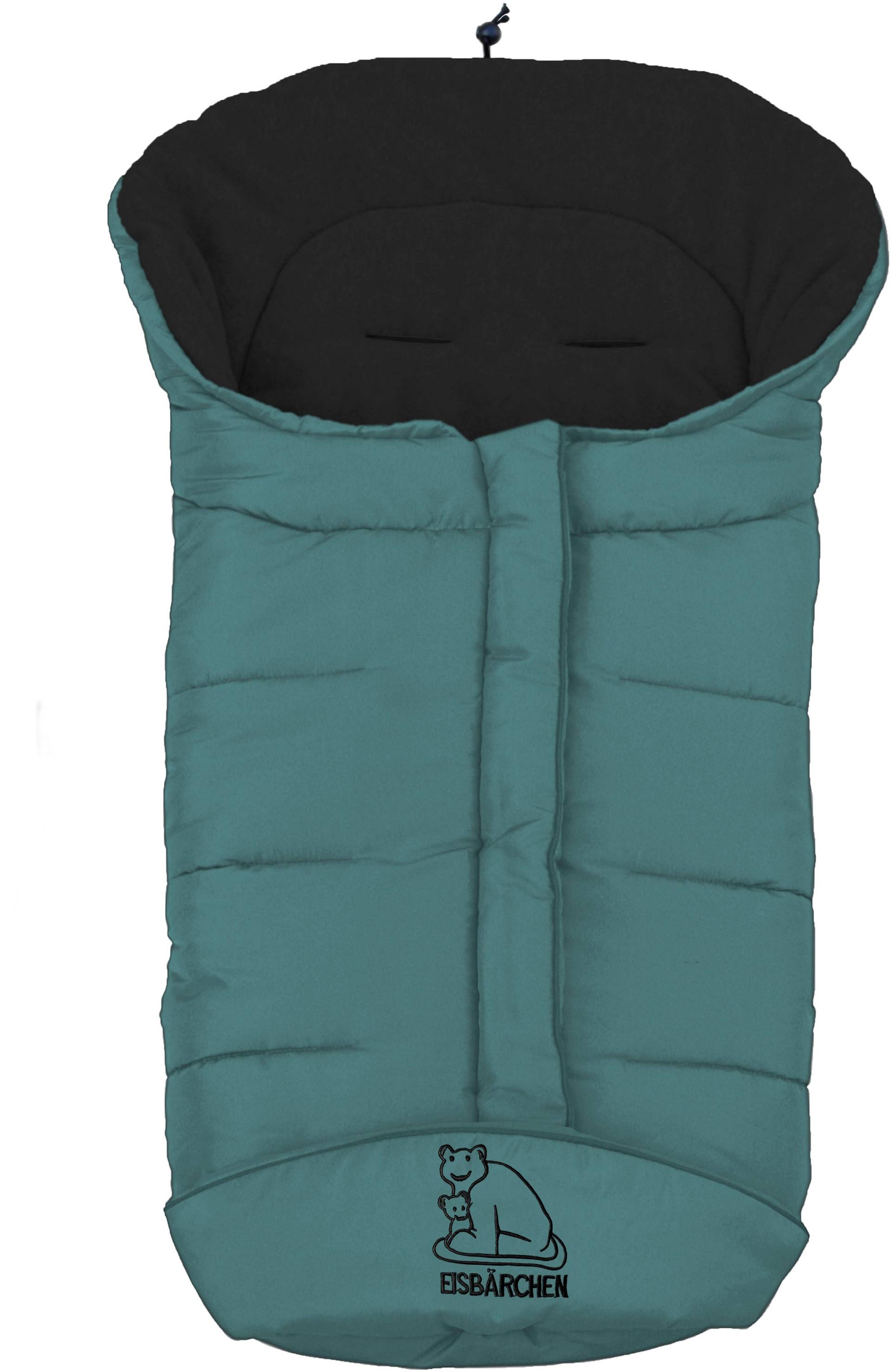 Heitmann Felle Fußsack "Eisbärchen - Winterfußsack Copy Fleece" mit Fleecefutter, Mumienform möglich, für Kinderwagen, waschbar von Heitmann Felle