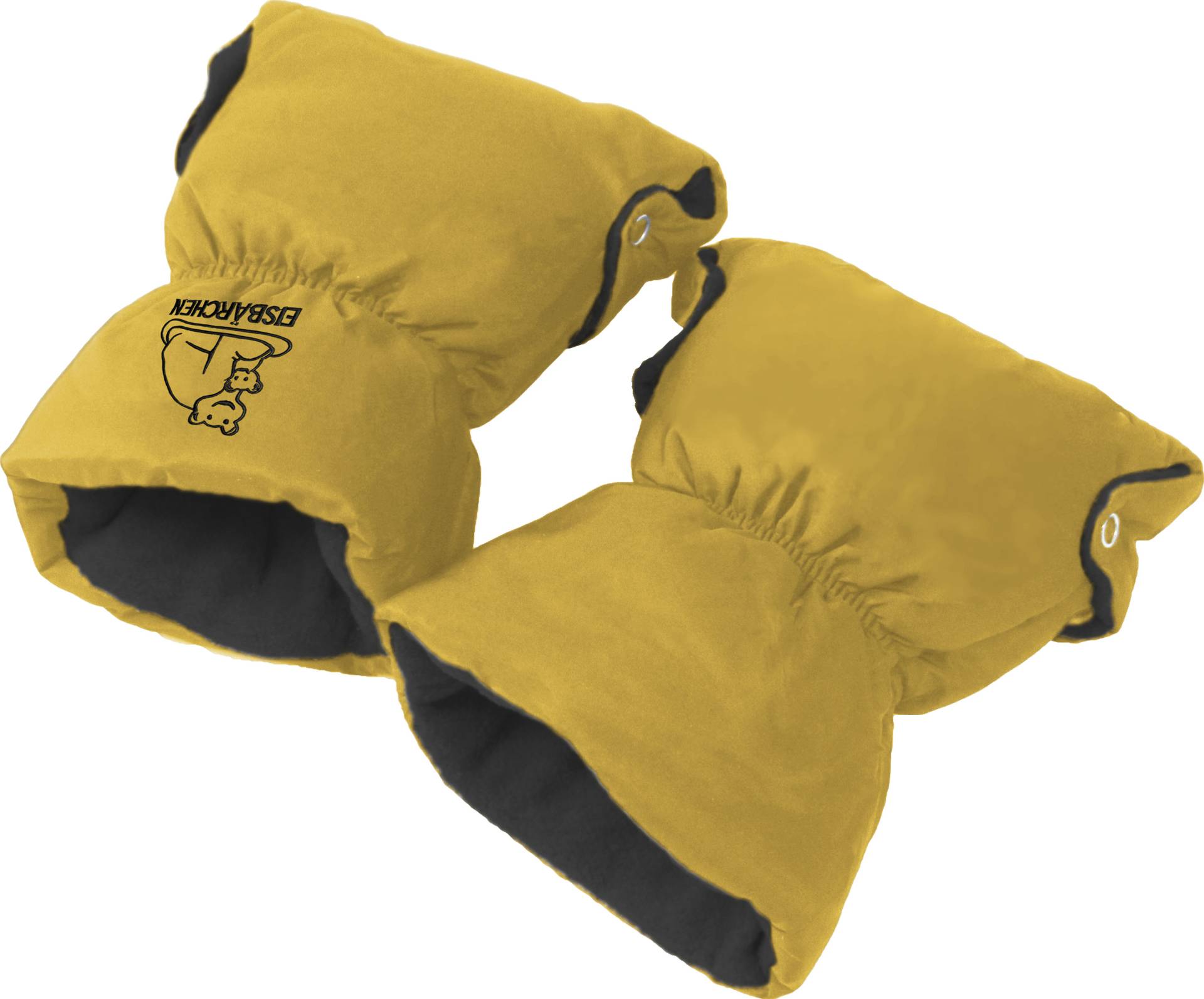 Heitmann Felle Kinderwagen-Handwärmer "Eisbärchen Copy", Handschuhe für den Kinderwagen, Handmuff mit praktischen Druckknöpfen von Heitmann Felle