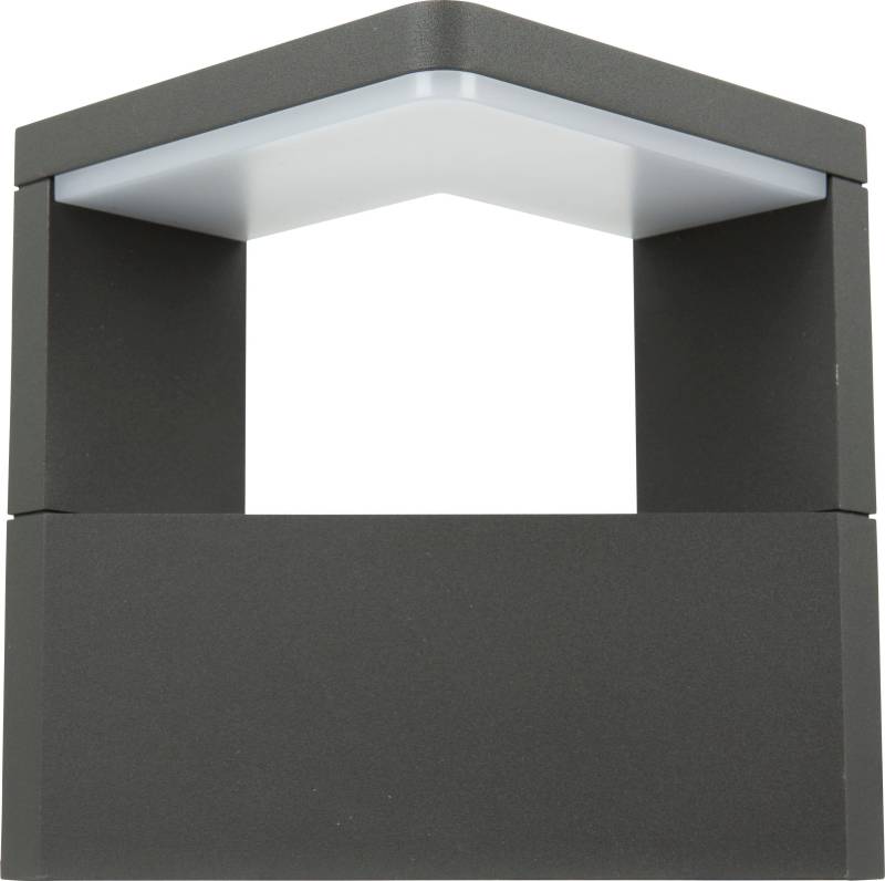 HEITRONIC Außen-Wandleuchte "Bonita" LED-Board Warmweiß Wand-Außenleuchte,Lichtaustritt nach unten,hell 600 Lumen Lichtstrom von Heitronic