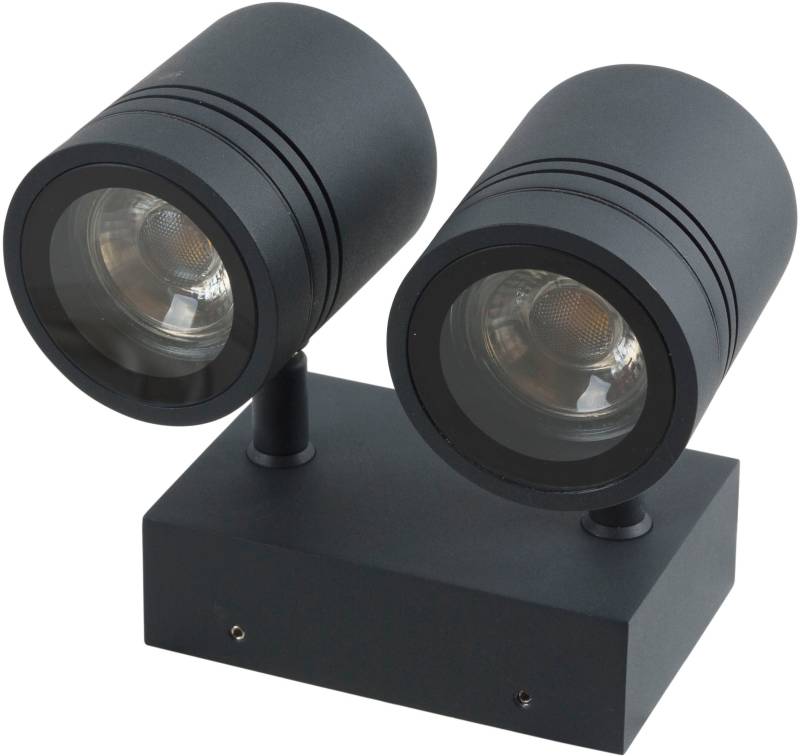 HEITRONIC Außen-Wandleuchte "Borneo" GU10 Wandlampe für innen und außen von Heitronic