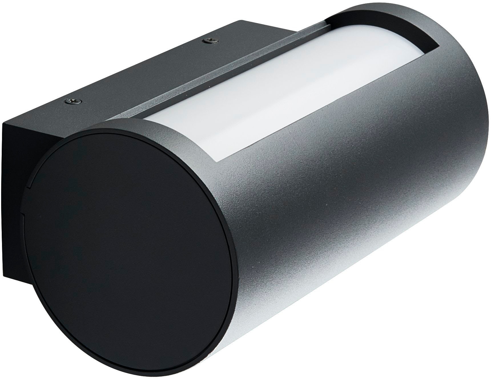 HEITRONIC LED Außen-Wandleuchte "Timor" LED-Board Warmweiß Wandlampe, Außenleuchte, Leuchteinheit 180 drehbar von Heitronic