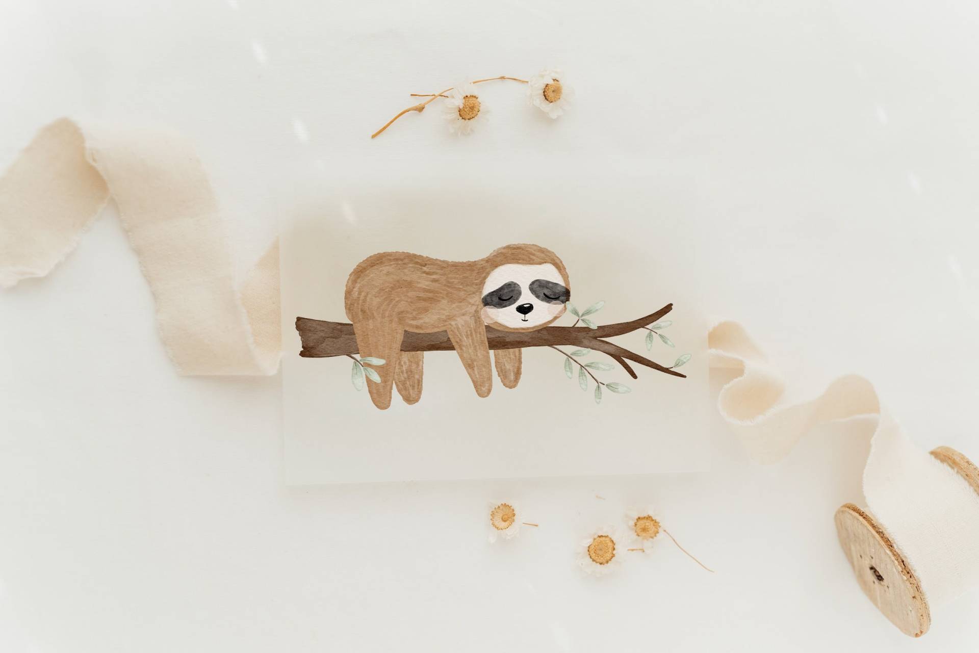 Bügelbild Faultier - Motiv Zum Aufbügeln Auf Kinderkleidung Hej Hanni Art. Nr. Hhs-45088254099723 Bügelbild Faultier - Motiv Zum Aufbügeln Auf Kinderkleidung Hej Hanni Art. Nr. Hhs-45088254099723 von HejHanni