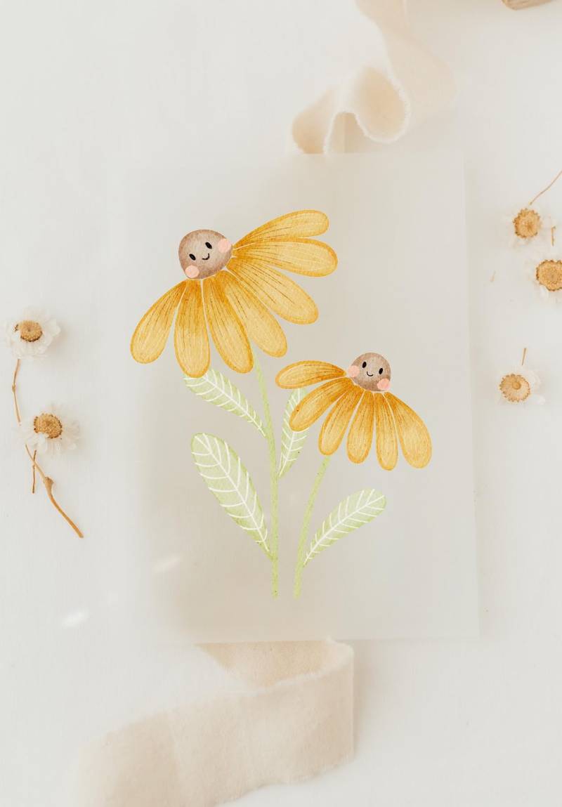 Bügelbild Gelbe Blumen - Motiv Zum Aufbügeln Auf Kinderkleidung Hej Hanni Art. Nr. Hhs-51454806327563 Bügelbild Gelbe Blumen - Motiv Zum Aufbügeln Auf Kinderkleidung Hej Hanni Art. Nr. Hhs-51454806327563 von HejHanni
