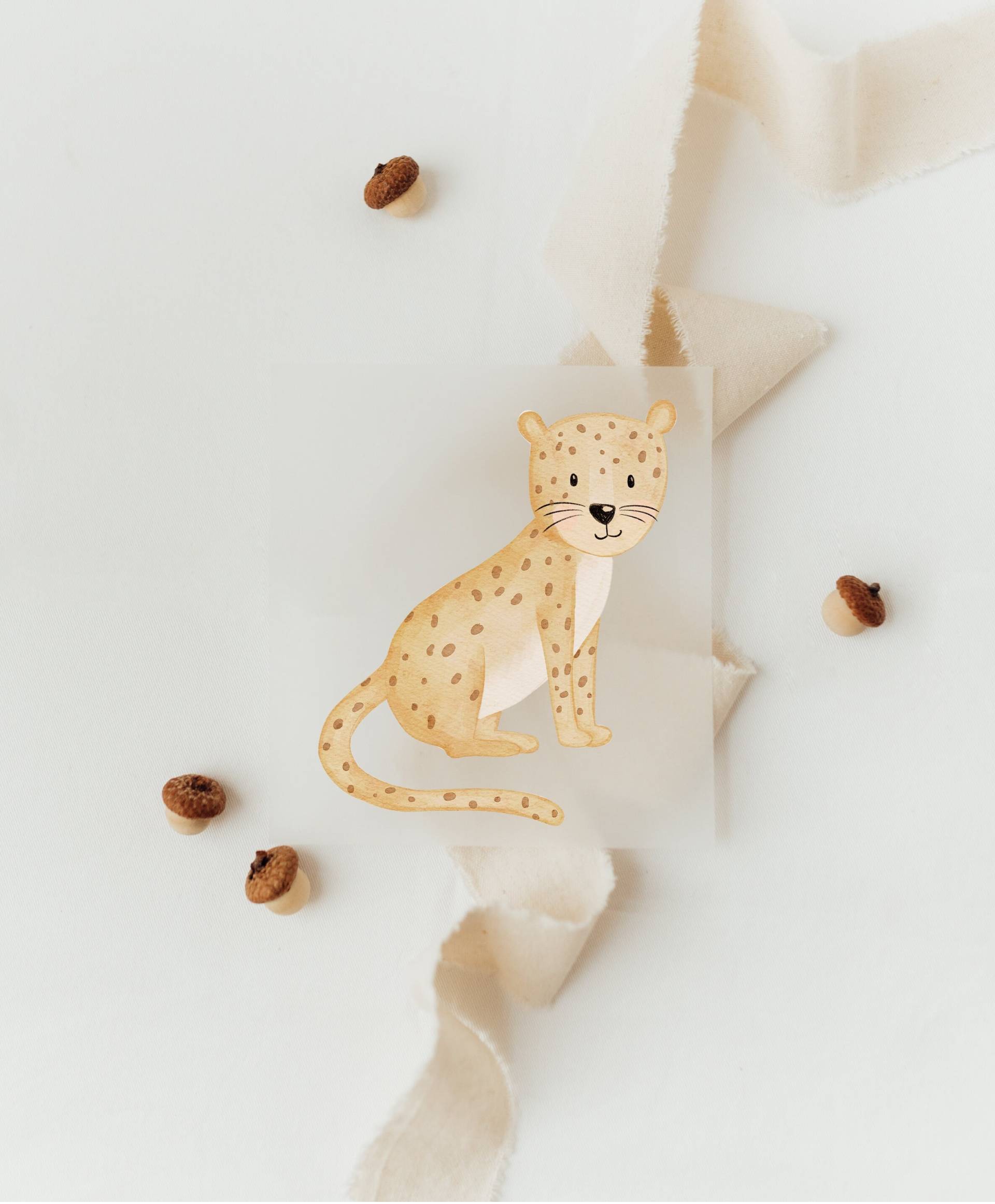 Bügelbild Gepard - Motiv Zum Aufbügeln Auf Kinderkleidung Hej Hanni Art. Nr. Hhs-45088262750475 von HejHanni