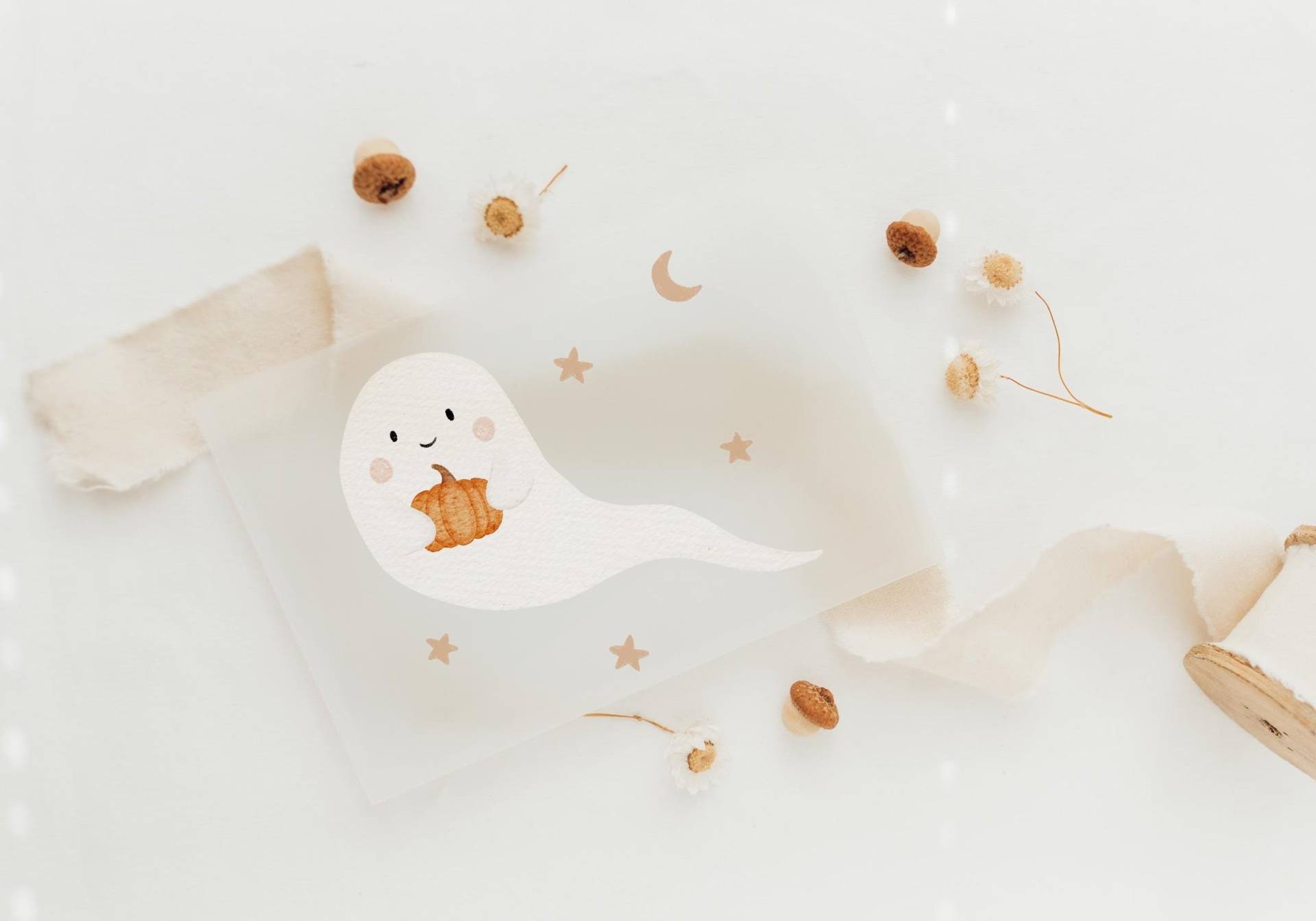 Bügelbild Herbst Gespenst - Motiv Zum Aufbügeln Auf Kinderkleidung Hej Hanni Art. Nr. Hhs-45815993008395 Bügelbild Herbst Gespenst - Motiv Zum Aufbügeln Auf Kinderkleidung Hej Hanni Art. Nr. Hhs-45815993008395 von HejHanni