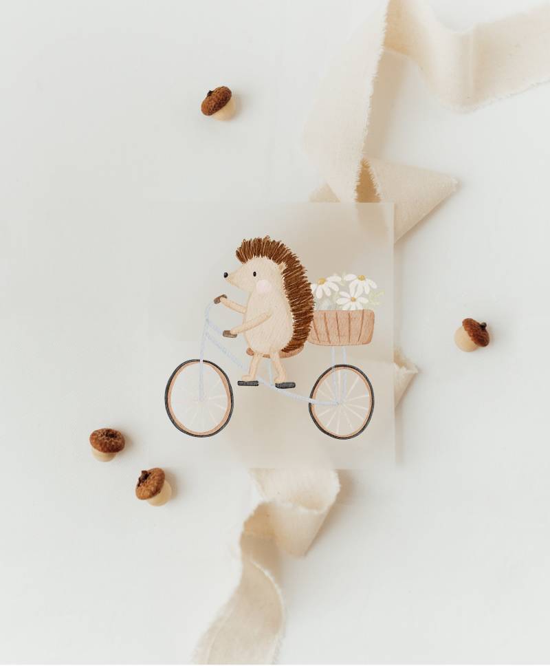 Bügelbild Igel Fahrrad - Motiv Zum Aufbügeln Auf Kinderkleidung Hej Hanni Art. Nr. Hhs-45088271663371 Bügelbild Igel Fahrrad - Motiv Zum Aufbügeln Auf Kinderkleidung Hej Hanni Art. Nr. Hhs-45088271663371 von HejHanni