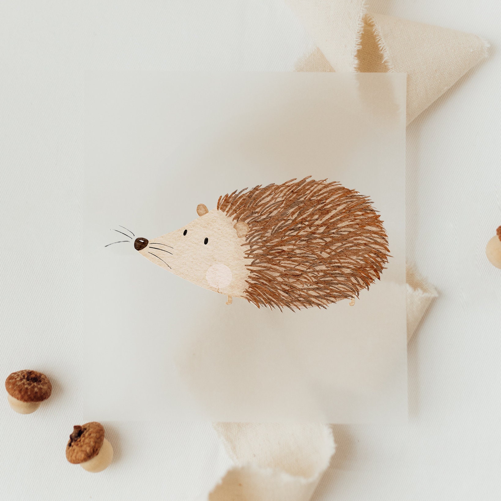 Bügelbild Igel - Motiv Zum Aufbügeln Auf Kinderkleidung Hej Hanni Art. Nr. Hhs-45088268583179 von HejHanni